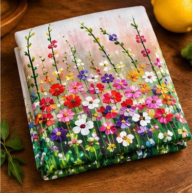 Wildflower Meadow Tea Towel, second view